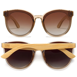 BELLA CHAMPAGNE l Brown Gradient Lens l Maple Arms - Soek Fashion Eyewear UK