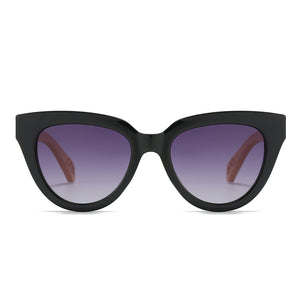 FLUTTER Storm l Sunglasses l Black Lens l White Maple Arms - Soek Fashion Eyewear UK