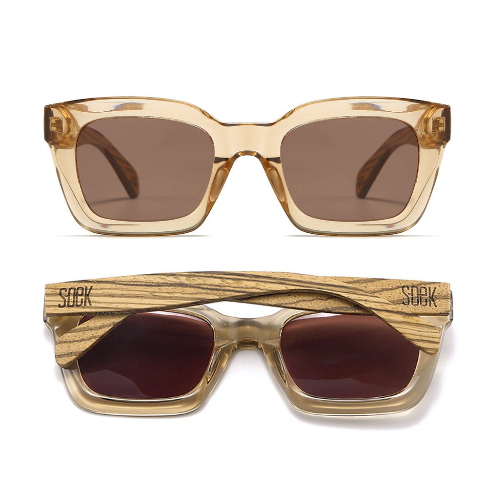ZAHRA CHAMPAGNE l SUNGLASSES - SOEK UK