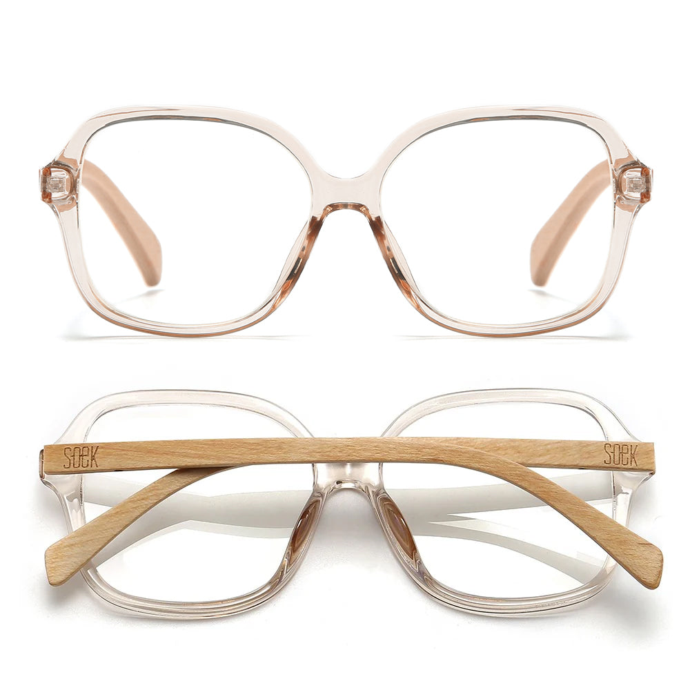 SCARLETT CHAMPAGNE  l  Magnifying Blue Light Reader - Soek Fashion Eyewear UK