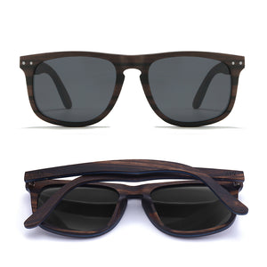 NOMAD l Black Polarised Lens l 100% Oak Sunglasses - Soek Fashion Eyewear UK