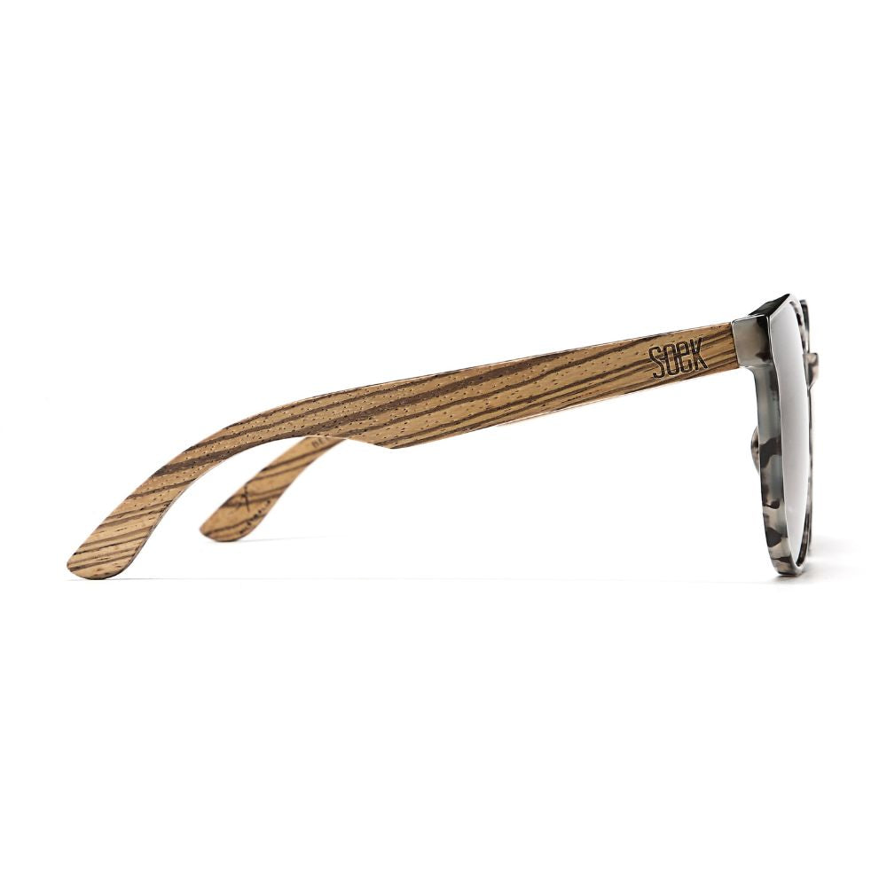 BELLA IVORY TORTOISE l Black Graduated Lens l Walnut Arms - Soek Fashion Eyewear UK