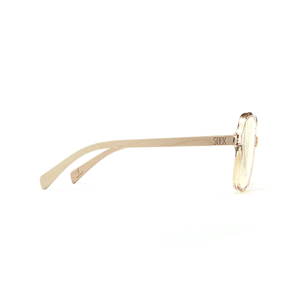 SCARLETT CHAMPAGNE  l  Magnifying Blue Light Reader - Soek Fashion Eyewear UK