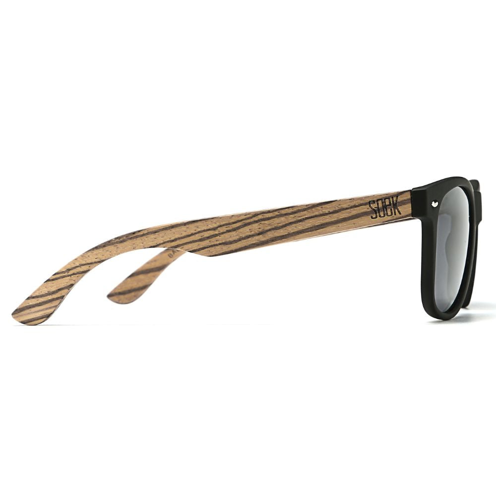 BALMORAL  Black Lens l Walnut Arms - Soek Fashion Eyewear UK