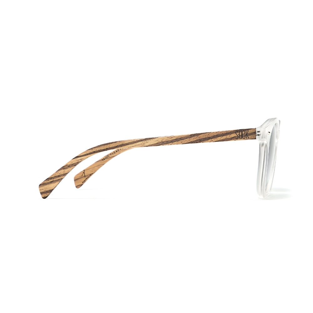 TAINE FROST Khaki Lens l Walnut Arms - Soek Fashion Eyewear UK