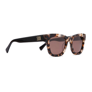 COLLIDE SANDSTONE - Bio Acetate Tortoise Frame l Khaki  Polarised Lens - SOEK UK