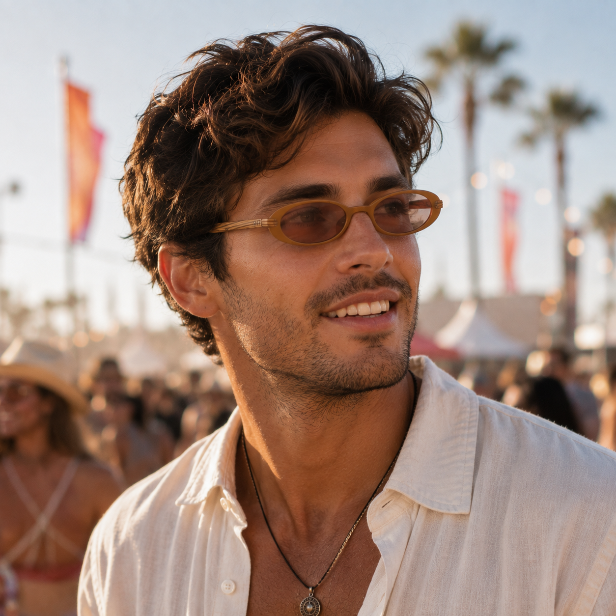 Days in the Sun TOFFEE l Brown Polarised Lens l Walnut Arms by SOEK Australia