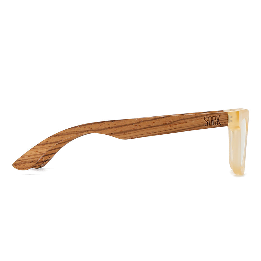 SYDNEY LEMON l Wooden Magnifying Reader - Soek Fashion Eyewear  UK