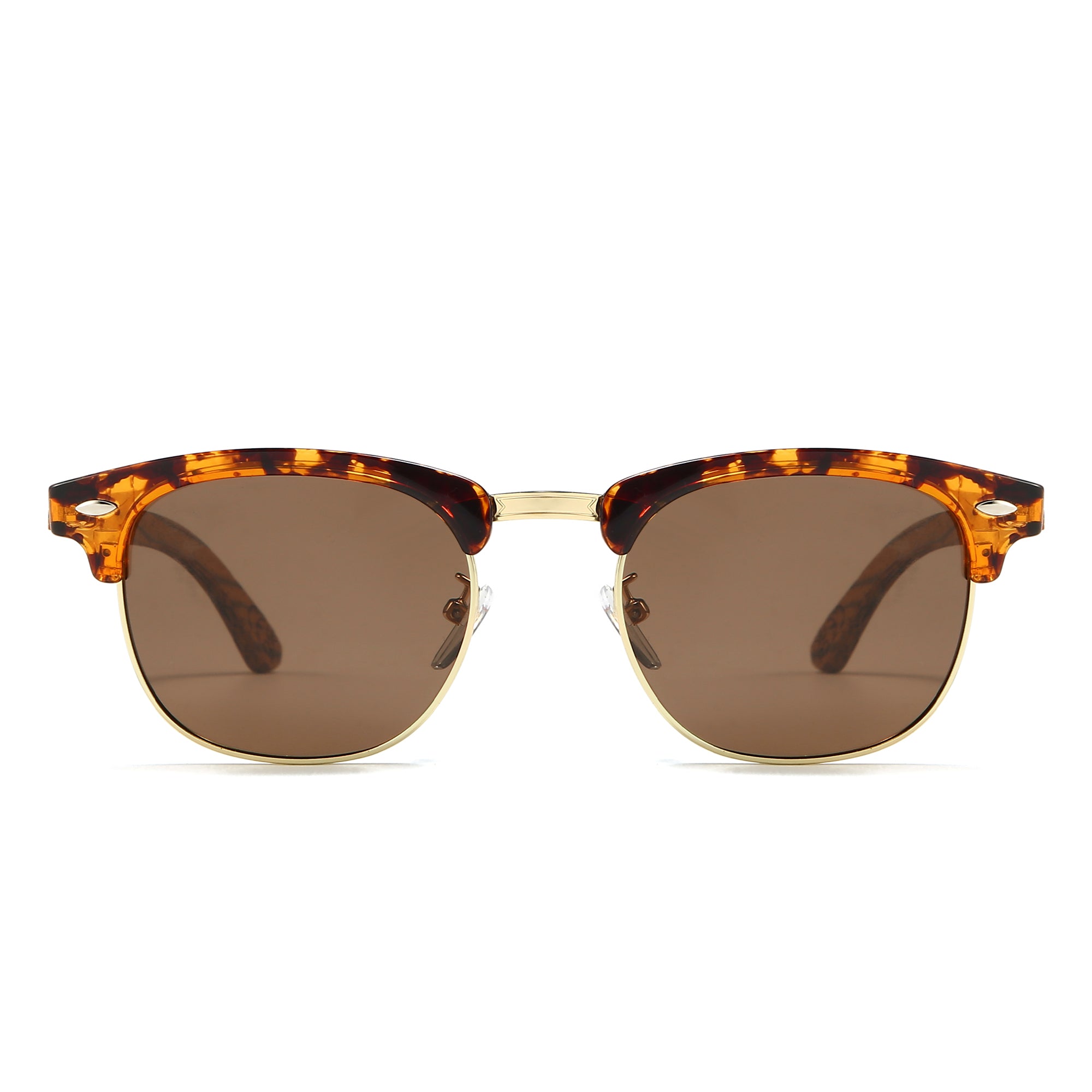 BANJO Brown Polarised Lens l  Walnut Arms - Soek Fashion Eyewear UK