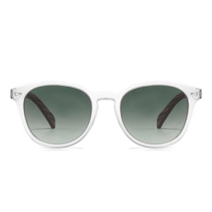 TAINE FROST Khaki Lens l Walnut Arms - Soek Fashion Eyewear UK