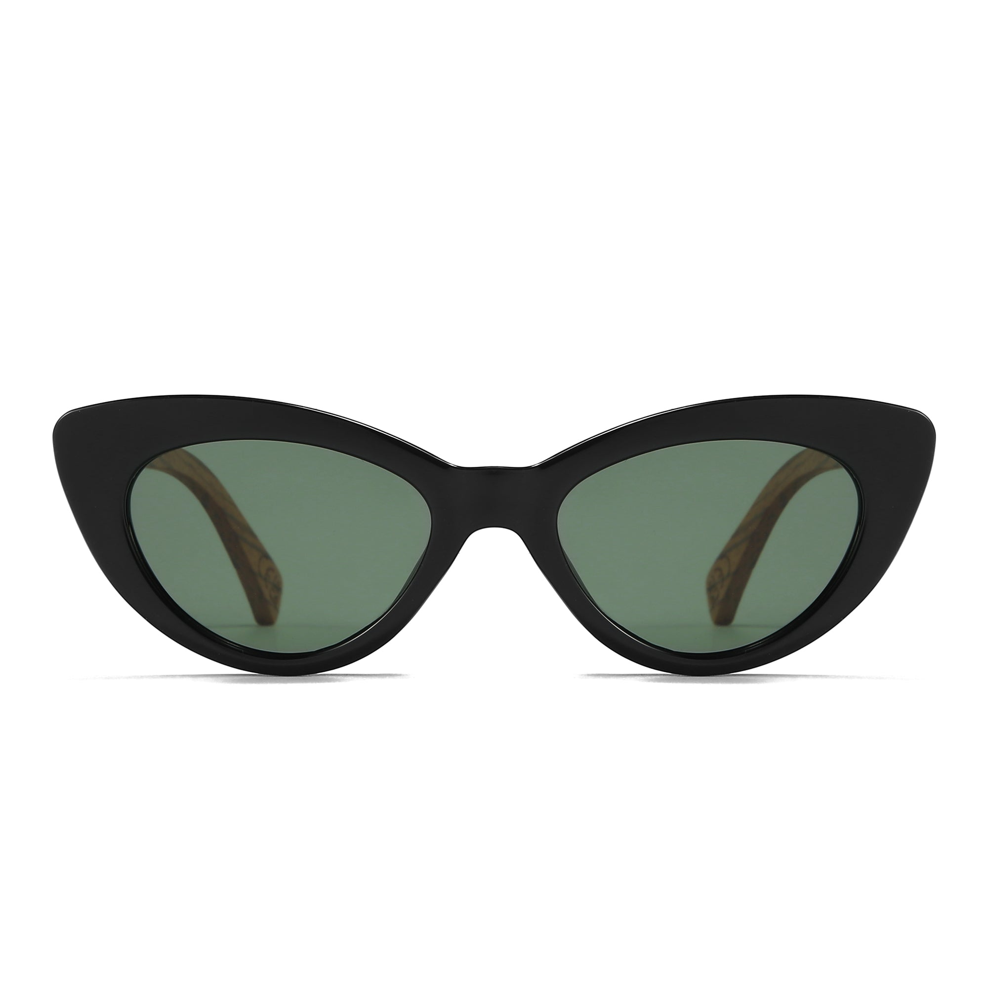 SAVANNAH MIDNIGHT  Black Gradient Lens l Walnut Arms - Soek Fashion Eyewear UK