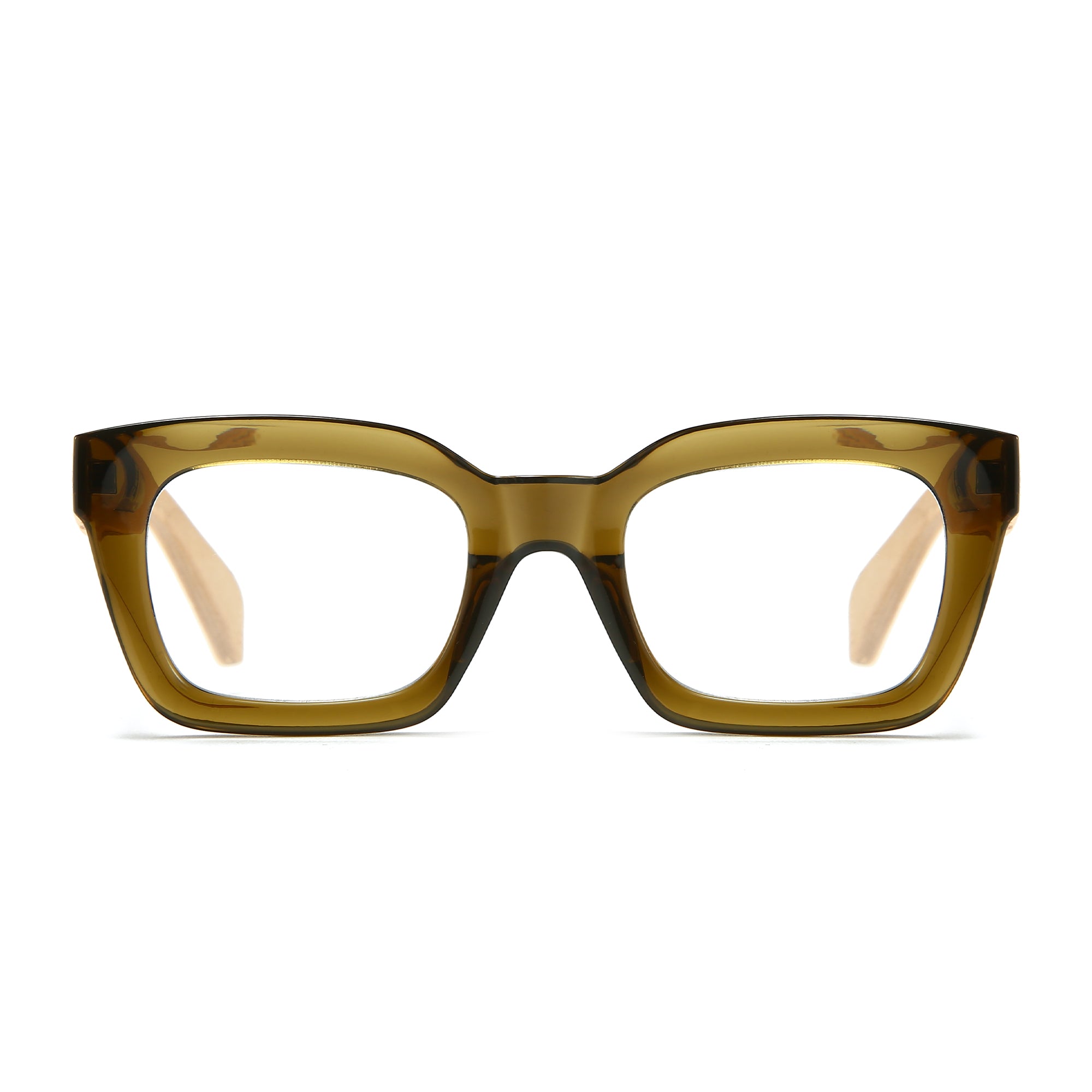 ZAHRA KHAKI l Magnifying Blue Light Reader - SOEK UK