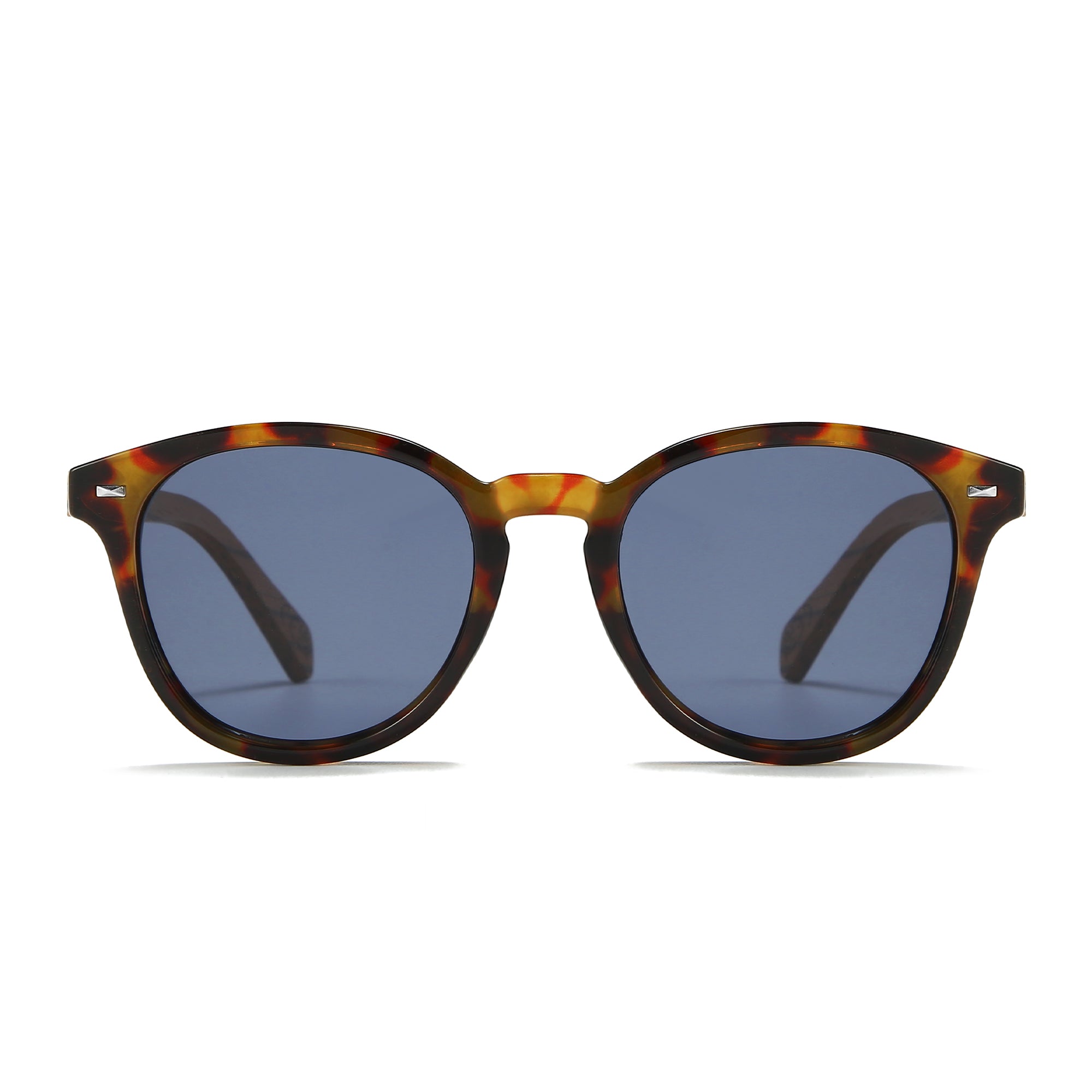 TAINE TORT  Blue Lens l Walnut Arms - Soek Fashion Eyewear UK