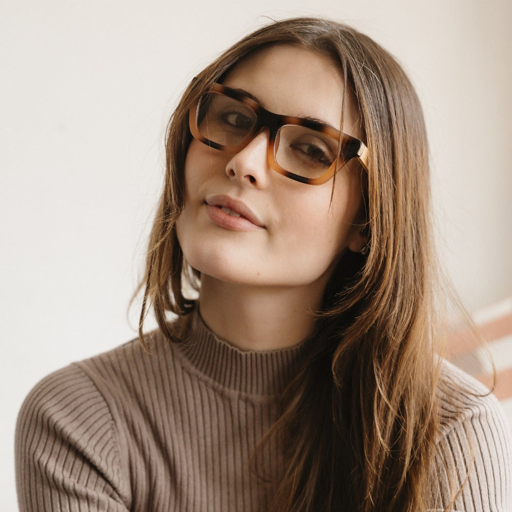 SYDNEY COASTAL CARAMEL l Wooden Magnifying Reader - Soek Fashion Eyewear UK