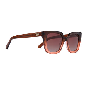 HARPER OMBRE BROWN - Plant Based Gradient Pink Frame l  Polarised Lens - SOEK UK