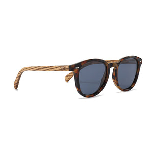 TAINE TORT  Blue Lens l Walnut Arms - Soek Fashion Eyewear UK