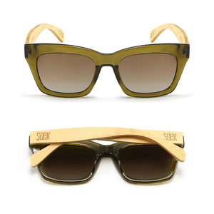 MORGAN MOSS l Graduated Brown Lens l White Maple Arms - Soek Fashion Eyewear UK