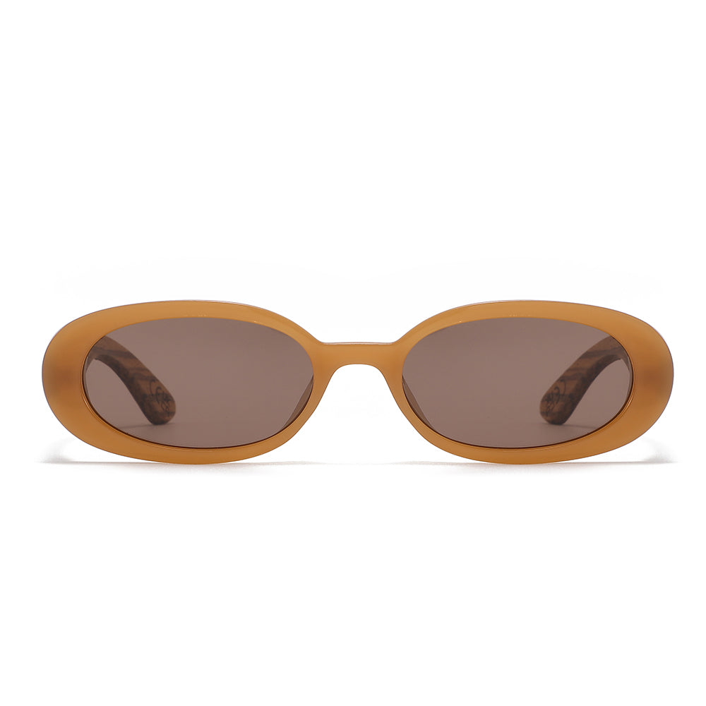 Days in the Sun TOFFEE l Brown Polarised Lens l Walnut Arms