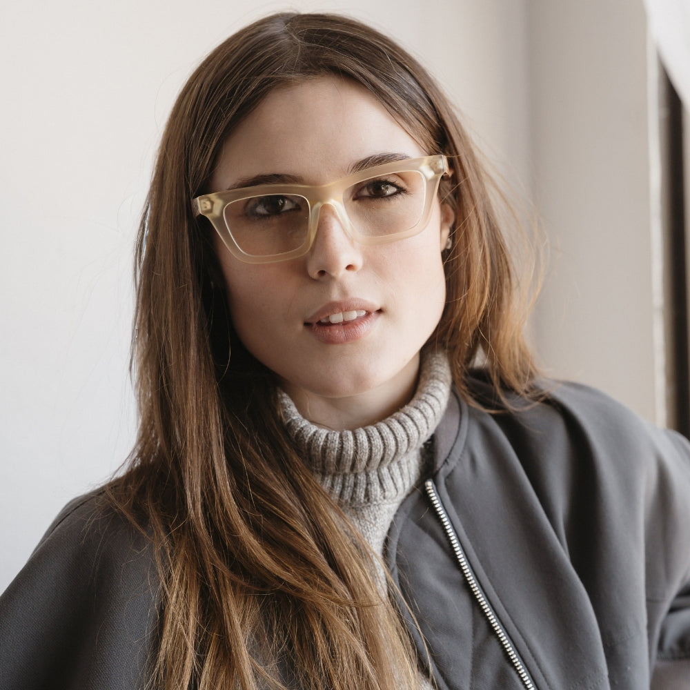 SYDNEY LEMON l Wooden Magnifying Reader - Soek Fashion Eyewear  UK