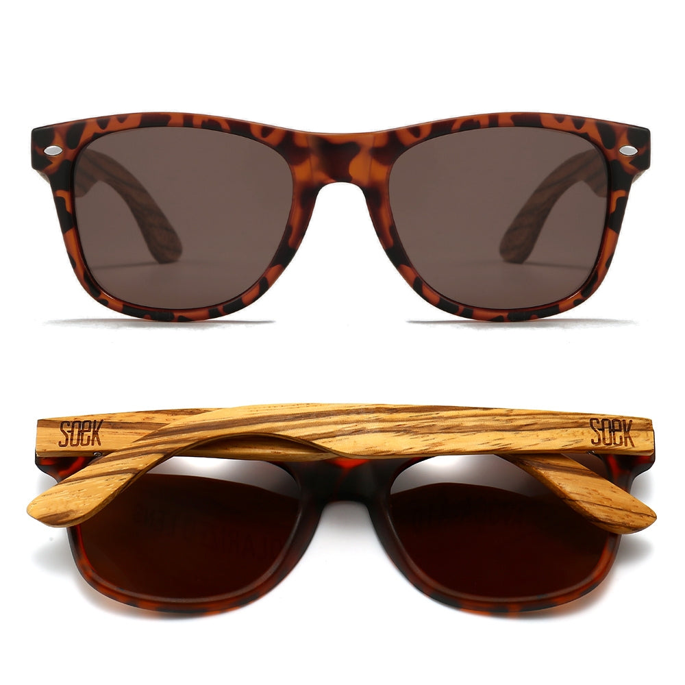 AVOCA WALNUT  Brown Lens l Walnut Arms - Soek Fashion Eyewear UK