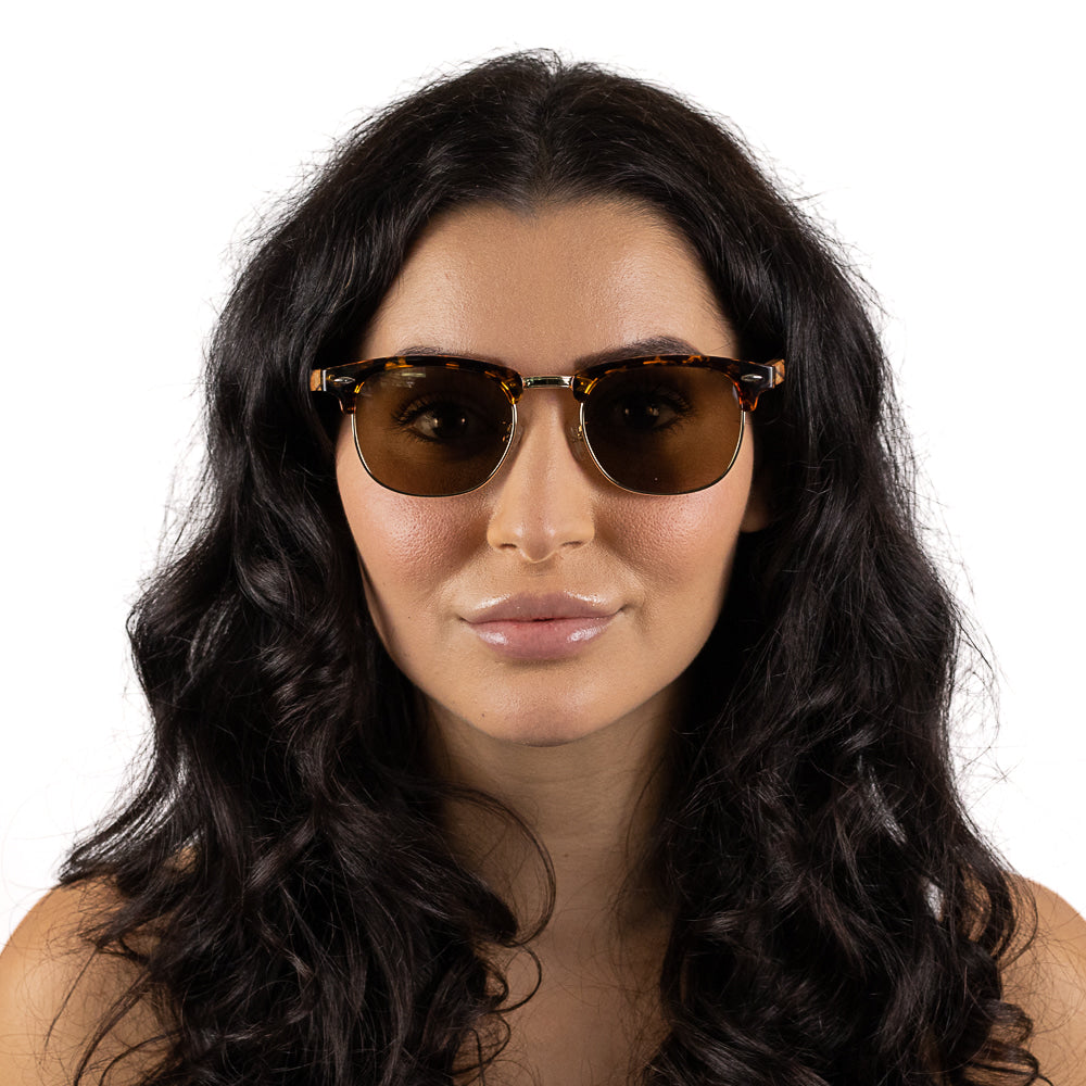 BANJO Brown Polarised Lens l Walnut Arms - Soek Fashion Eyewear UK