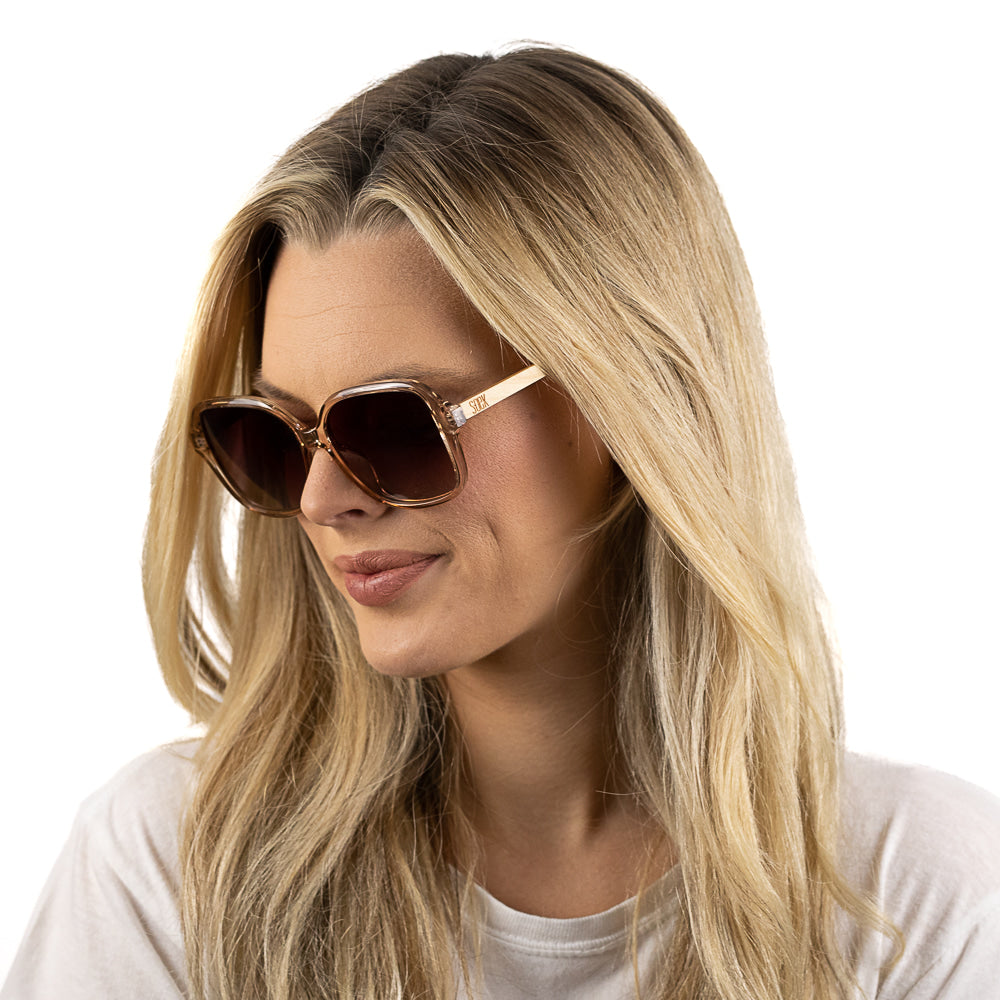 SCARLETT CHAMPAGNE Brown Gradient Lens l Maple Arms - Soek Fashion Eyewear UK