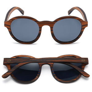 WANDERER Oak wooden Frame l  Polarised Lens - Soek Fashion Eyewear UK