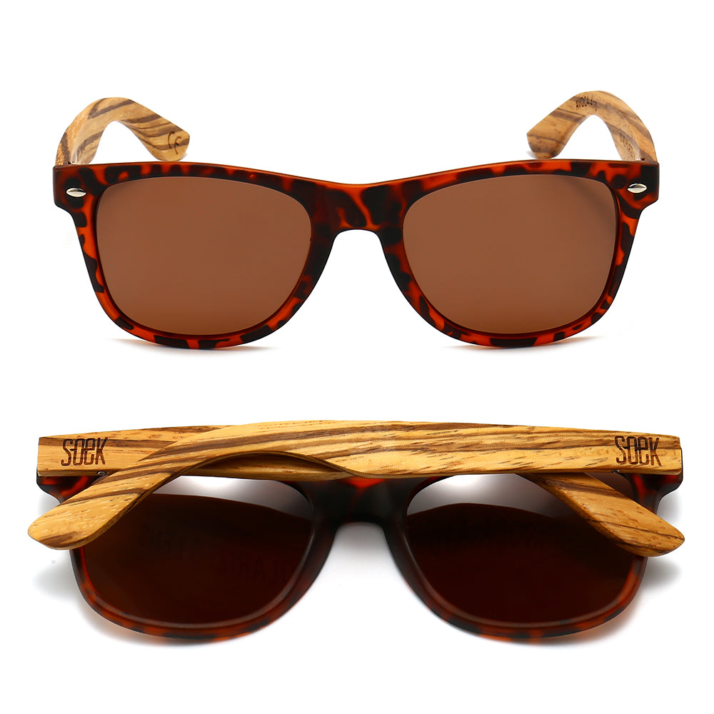 AVOCA WALNUT  Brown Lens l Walnut Arms - Soek Fashion Eyewear UK