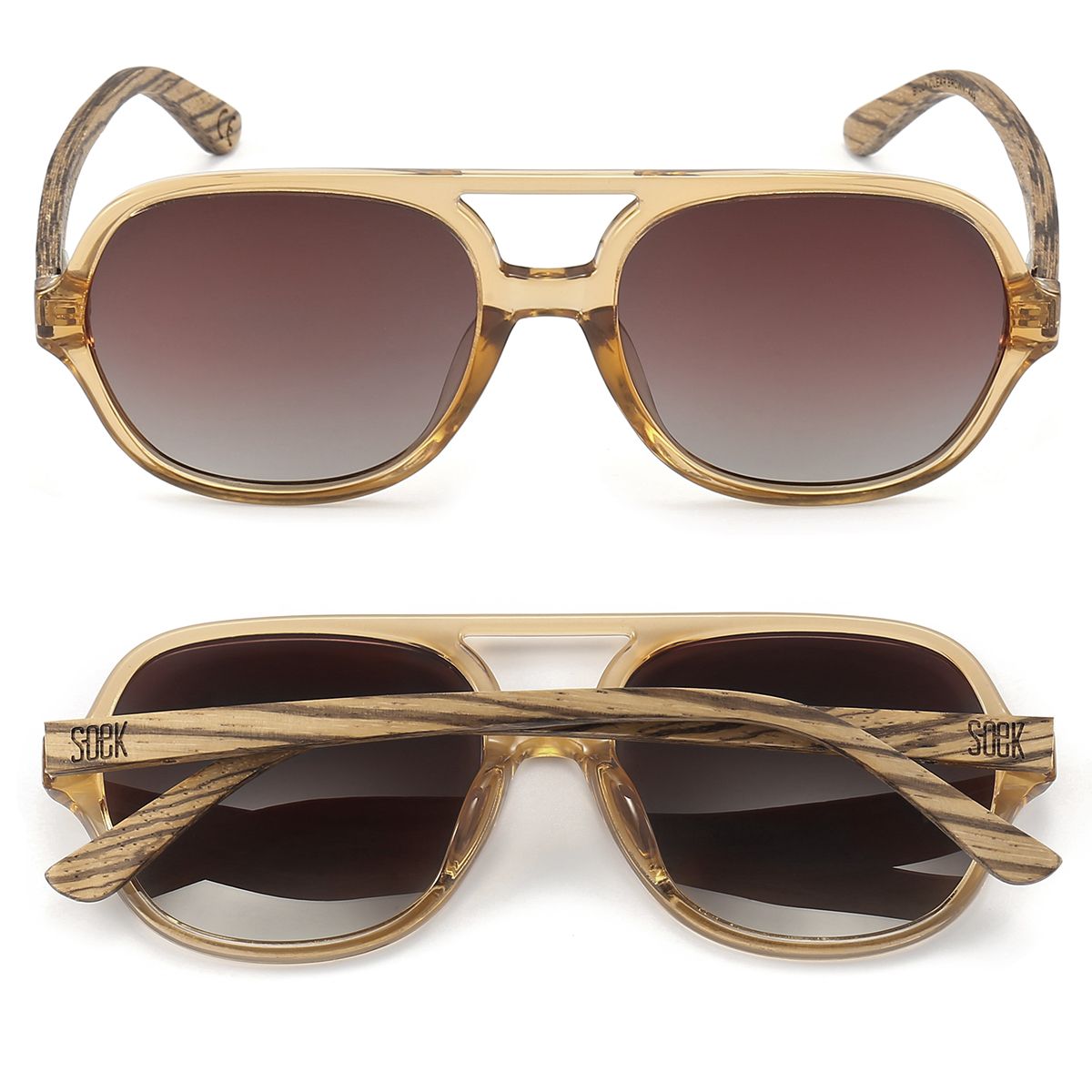 Amazon.com: PASTL Clear Frame Sunglasses Round Keyhole Retro Fashion Blue  Gradient Lens : Clothing, Shoes & Jewelry