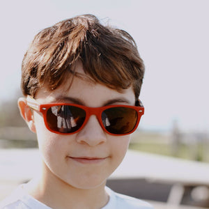 LITTLE AVALON KIDS Red Sunnies l Polarised Lens - Age 7-10 - Soek Fashion Eyewear UK