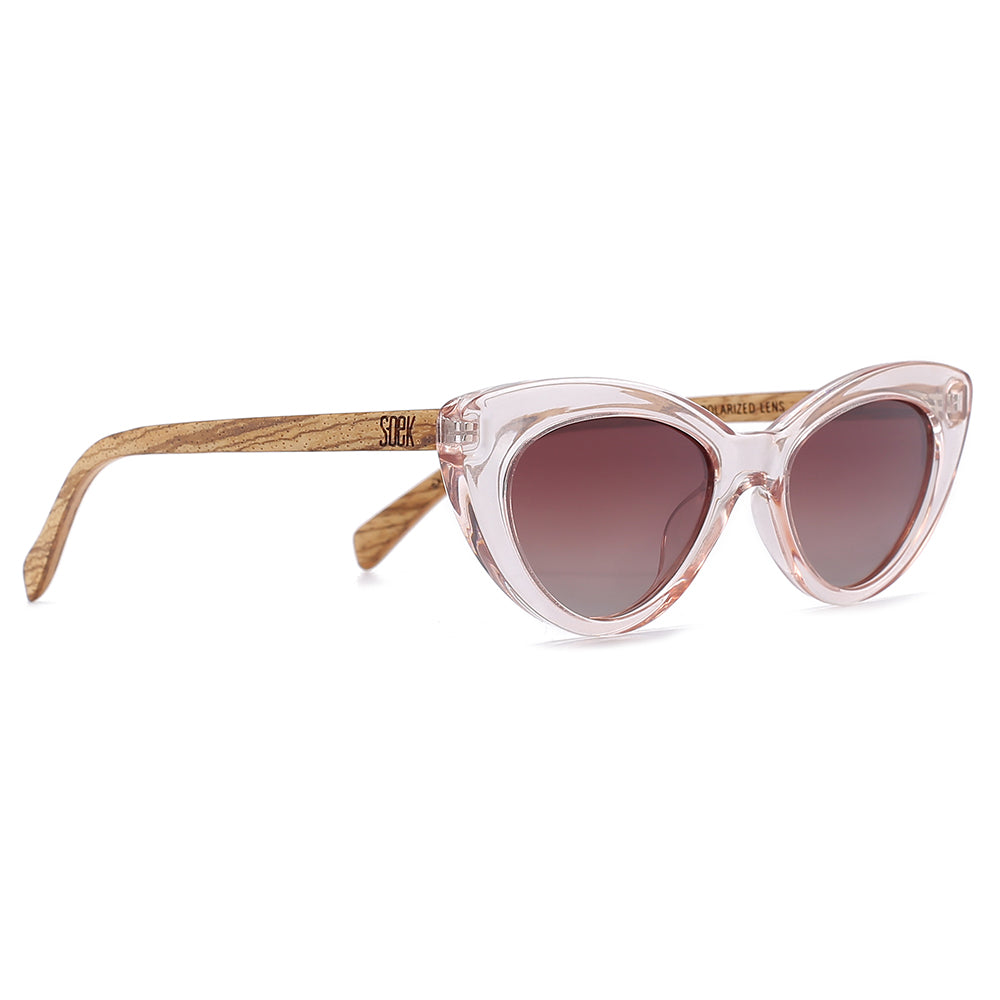 Pink translucent sunglasses best sale