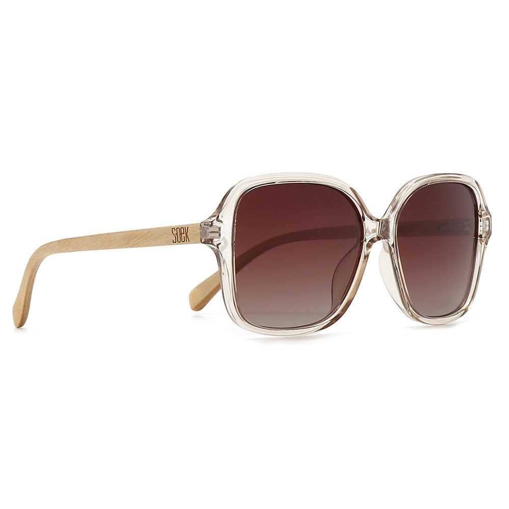 SCARLETT CHAMPAGNE Brown Gradient Lens l Maple Arms - Soek Fashion Eyewear UK