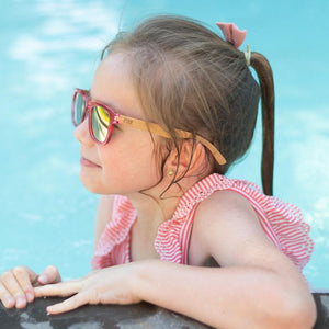 LITTLE PEARL KIDS Pink Sunnies l Polarised Lens l Age 3-6 - Soek Fashion Eyewear UK